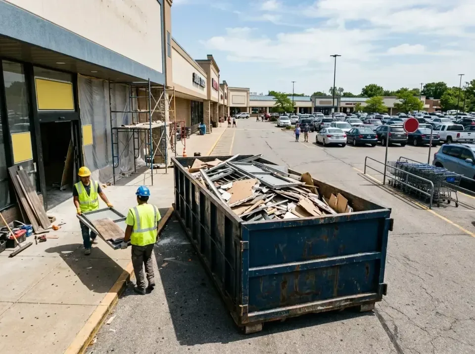 retail-store-renovation-debris-003 — frequently asked questions, Roll-off Dumpster Rentals in Midlothian, VA